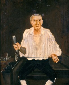 "Lasinpuhallus", 1820-luku tekijältä Unbekannt