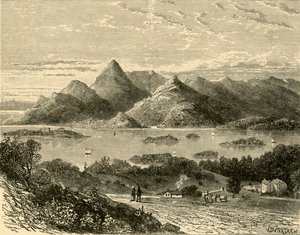 Glengariffin satama ja Bantry Bay Eccles-hotellista, 1898. tekijältä Unbekannt