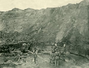Gold Miners lähellä Beechworthia, 1901. tekijältä Unbekannt
