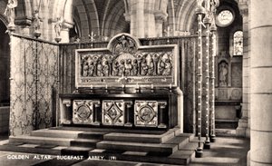 Kultainen alttari, Buckfast, Abbey, 1900-luku tekijältä Unbekannt