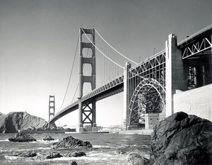 Golden Gate Bridge 1950, Kalifornia (m/v kuva) tekijältä Unbekannt