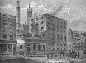 Golden Square Brewery, Soho, Westminster, Lontoo, c1875 1878 tekijältä Unbekannt