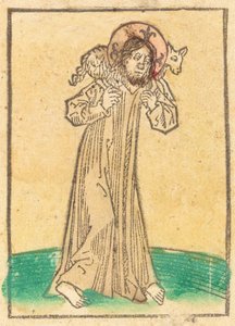 Hyvä paimen, c. 1480. tekijältä Unbekannt