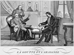 Kihti ja hämähäkki, c1835 tekijältä Unbekannt