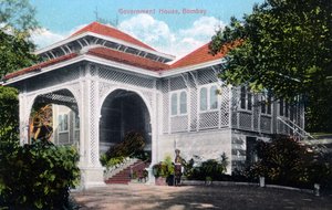 Hallitustalo, Bombay, Intia, 1900-luvun alku tekijältä Unbekannt