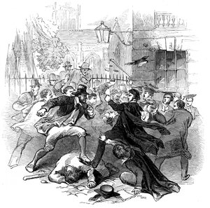 Puku ja kaupunkirivi, Oxford, 15. marraskuuta 1845 tekijältä Unbekannt