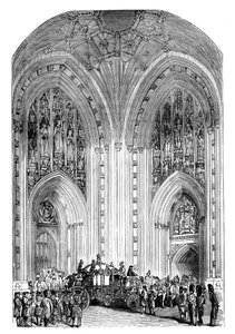Grand Entrance, Westminsterin palatsi, Lontoo, vuodelta 1888 tekijältä Unbekannt