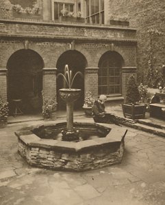 St. Ethelburgan hautausmaa, Bishopgate, elävien lepopaikka, n. 1935. tekijältä Unbekannt