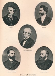 Suuret muusikot - levy IX, 1895 tekijältä Unbekannt