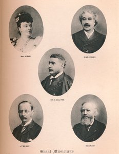 Suuret muusikot - levy XIV, 1895 tekijältä Unbekannt