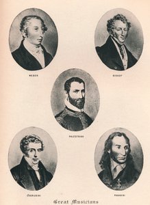 Suuret muusikot - levy XV, 1895 tekijältä Unbekannt