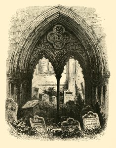 Suuri portaali, Crowland Abbey, 1890. tekijältä Unbekannt