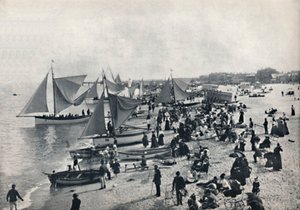 Great Yarmouth - Tyypillinen kohtaus rannalla, 1895 tekijältä Unbekannt