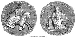 Edward II:n suuri sinetti tekijältä Unbekannt