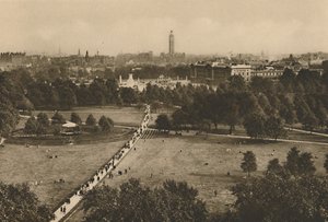 Green Park ja Westminster rakenteesta, joka on vallannut vanhan Devonshiren alueen, vuodelta 1935. tekijältä Unbekannt