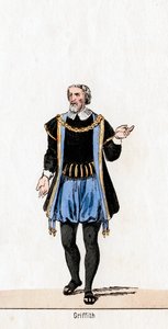 Griffith, pukusuunnittelu Shakespearen näytelmään, Henry VIII, 1800-luku tekijältä Unbekannt