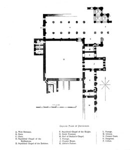 Dryburghin pohjasuunnitelma, 1897 tekijältä Unbekannt