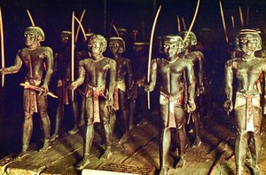 Nubian sotilaiden ryhmä, Egypti tekijältä Unbekannt