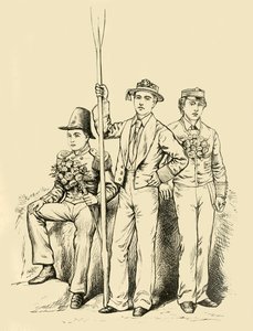 Ryhmä kesäkuun neljäntenä päivänä 1911. tekijältä Unbekannt
