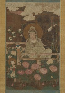 Guanyin yhdeksänlootuksen bodhisattvana, 1593. tekijältä Unbekannt