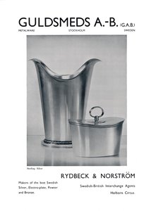 Guldsmeds A.-B. G.A.B. - Sterling hopea - Rydbeck & Norström., 1939 tekijältä Unbekannt
