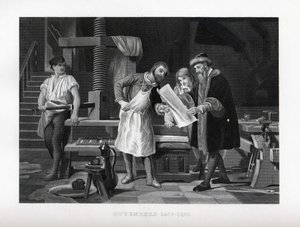 Gutenberg 1400-1468, 1882 tekijältä Unbekannt