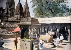 Gyan Bapi Knowledge Well, Varanasi, Intia, 1890 tekijältä Unbekannt