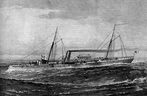 HM Torpedo Gun Boat Rattlesnake, 1887 tekijältä Unbekannt