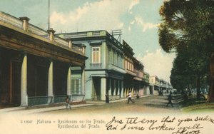 Havanna - Asunnot Pradon varrella, 1907. tekijältä Unbekannt
