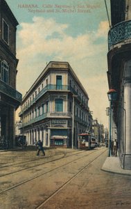 Havanna. Neptune Street ja San Miguel. Neptune ja St. Michel Street, 1916 tekijältä Unbekannt