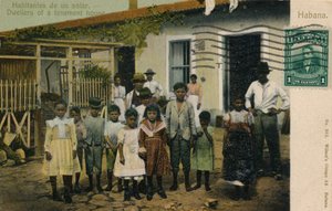 Habitantes de un solar. Vuokratalon asukkaat, v1913 tekijältä Unbekannt