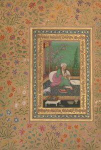 Haji Husain Bukhari, Folio Shah Jahan -albumista, recto: 1800-luvun alku. tekijältä Unbekannt
