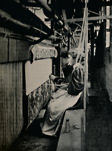 Hammersmith Matton kudonta Merton Abbey Worksissa, . tekijältä Unbekannt