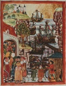 Hansian laivat 1497 / kirjavalaisin. tekijältä Unbekannt