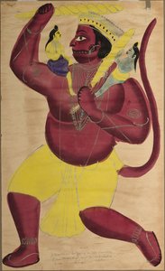 Hanuman, c. 1880. tekijältä Unbekannt