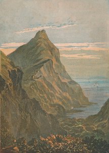 Hartland Point. Clovellyn lähellä, Pohjois-Devonissa, 1864. tekijältä Unbekannt