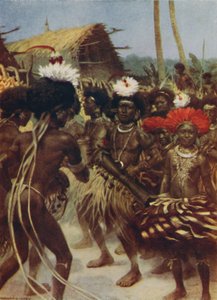 Harvest Dance, Uusi-Guinea, 1923. tekijältä Unbekannt