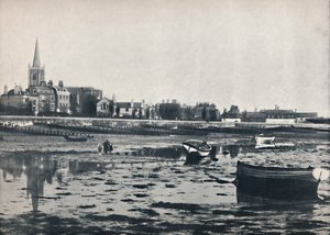 Harwich - Ranta laskuveden aikaan, 1895 tekijältä Unbekannt