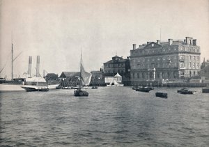 Harwich - The Quay ja Great Eastern Hotel, 1895 tekijältä Unbekannt
