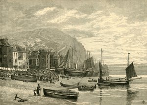 Hastings: Kalastajakortteli, 1898. tekijältä Unbekannt