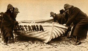 Yhden Lusitanias-veneen nostaminen, Irlanti, toukokuu 1915, 1933. tekijältä Unbekannt