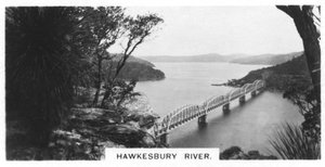 Hawkesbury River, Australia, 1928 tekijältä Unbekannt