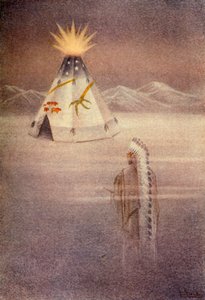 "Hän kuvaili hienoa tiipiä", 1914. tekijältä Unbekannt
