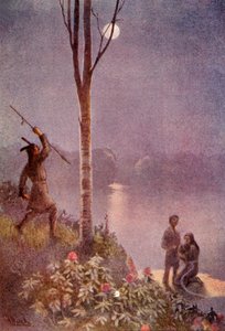 Hän asetti keihään ja löi vyötä