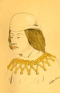 Päällikkö I. Yhdestä Etonin kirkon seinämaalauksesta, 1911. tekijältä Unbekannt