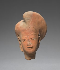 Naisen pää, 1300-1400-luku. tekijältä Unbekannt