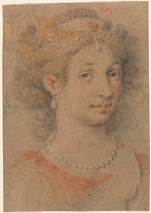 Naisen pää, 1600-luku. tekijältä Unbekannt