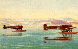 Heinkel HE 5 -vesilentokoneita, joita käytettiin Umberto Nobilen etsinnässä Pohjoisnavalla, 1928, 1932. tekijältä Unbekannt