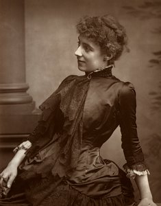 Helen Maud Holt Mrs Beerbohm Tree, brittiläinen näyttelijä, 1884 tekijältä Unbekannt