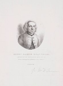 Henry Baker, luonnontieteilijä tekijältä Unbekannt